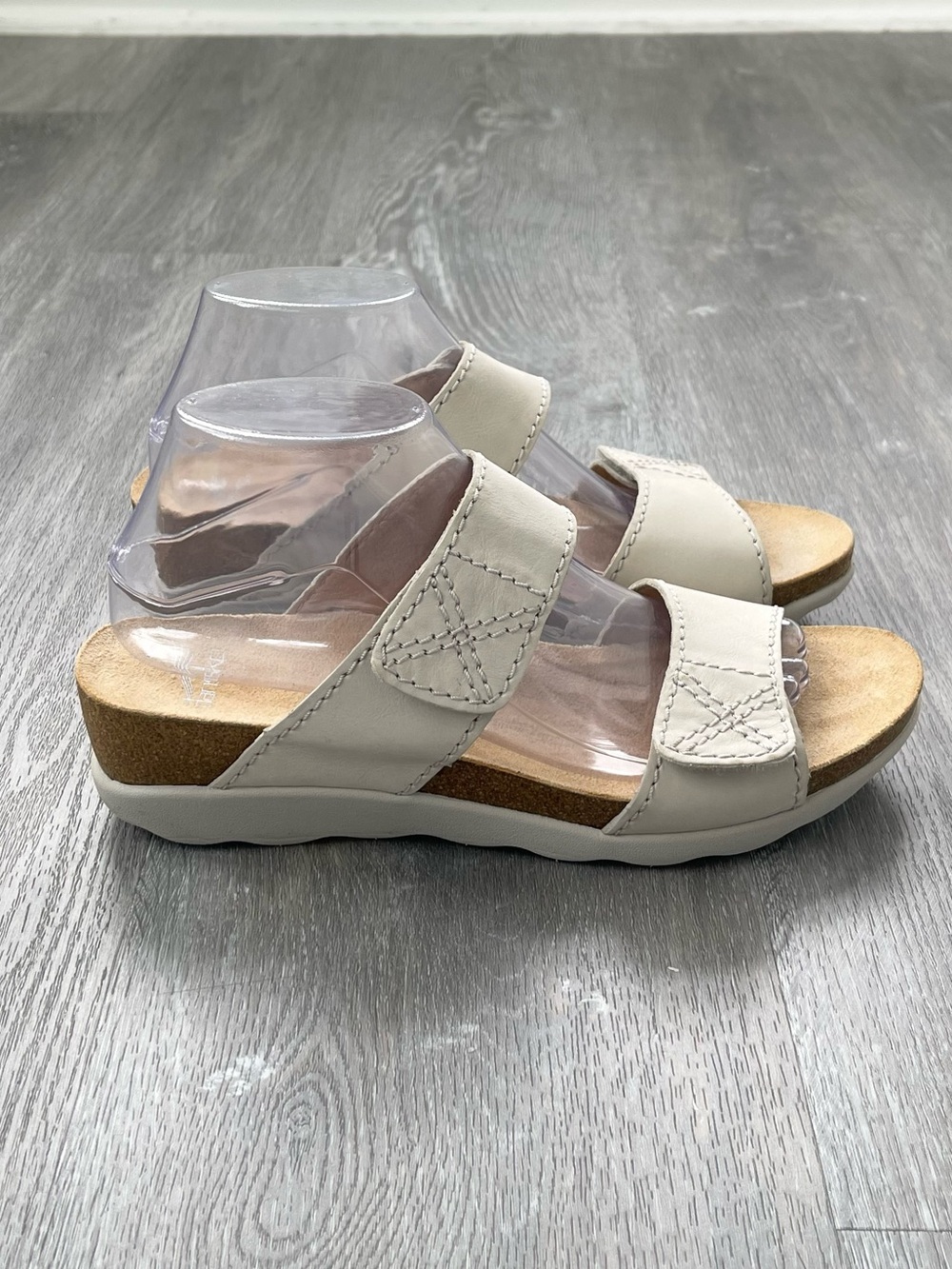 Dansko Ivory Maddy Wedge Sandals Size 40 (US 9.5-10)